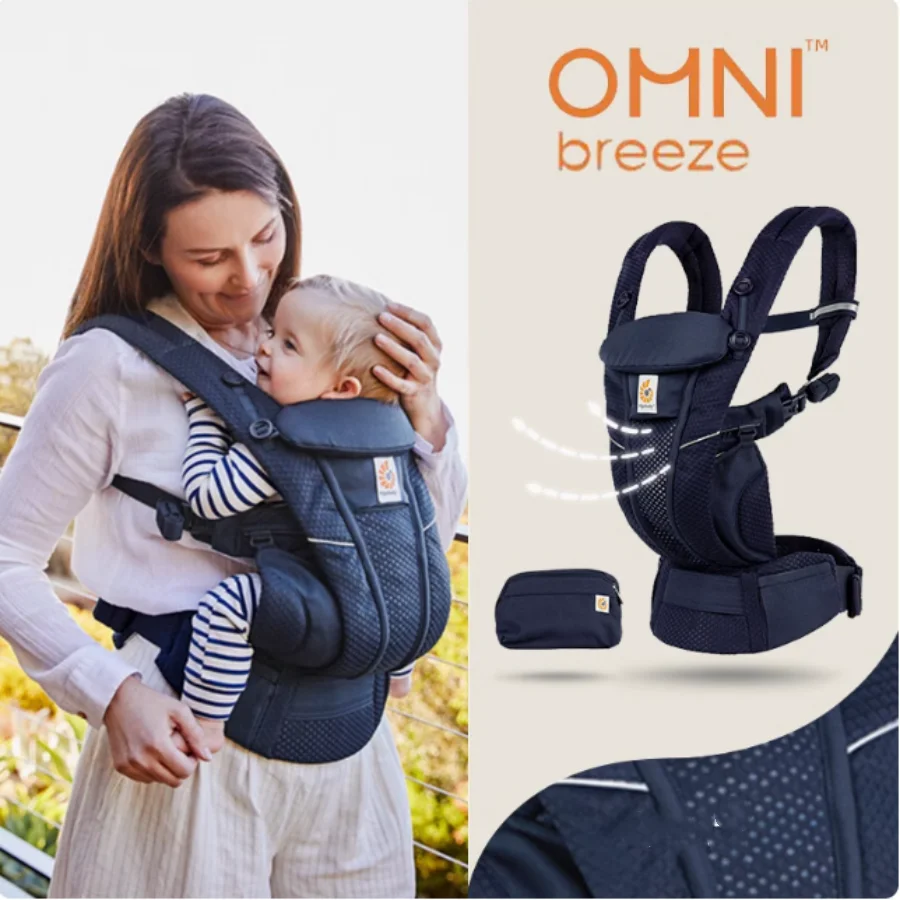 Egobaby breeze Baby Carrier Multifunction Breathable Infant Carrier Backpack Kid Carriage Toddler baby Sling Wrap Suspenders 360