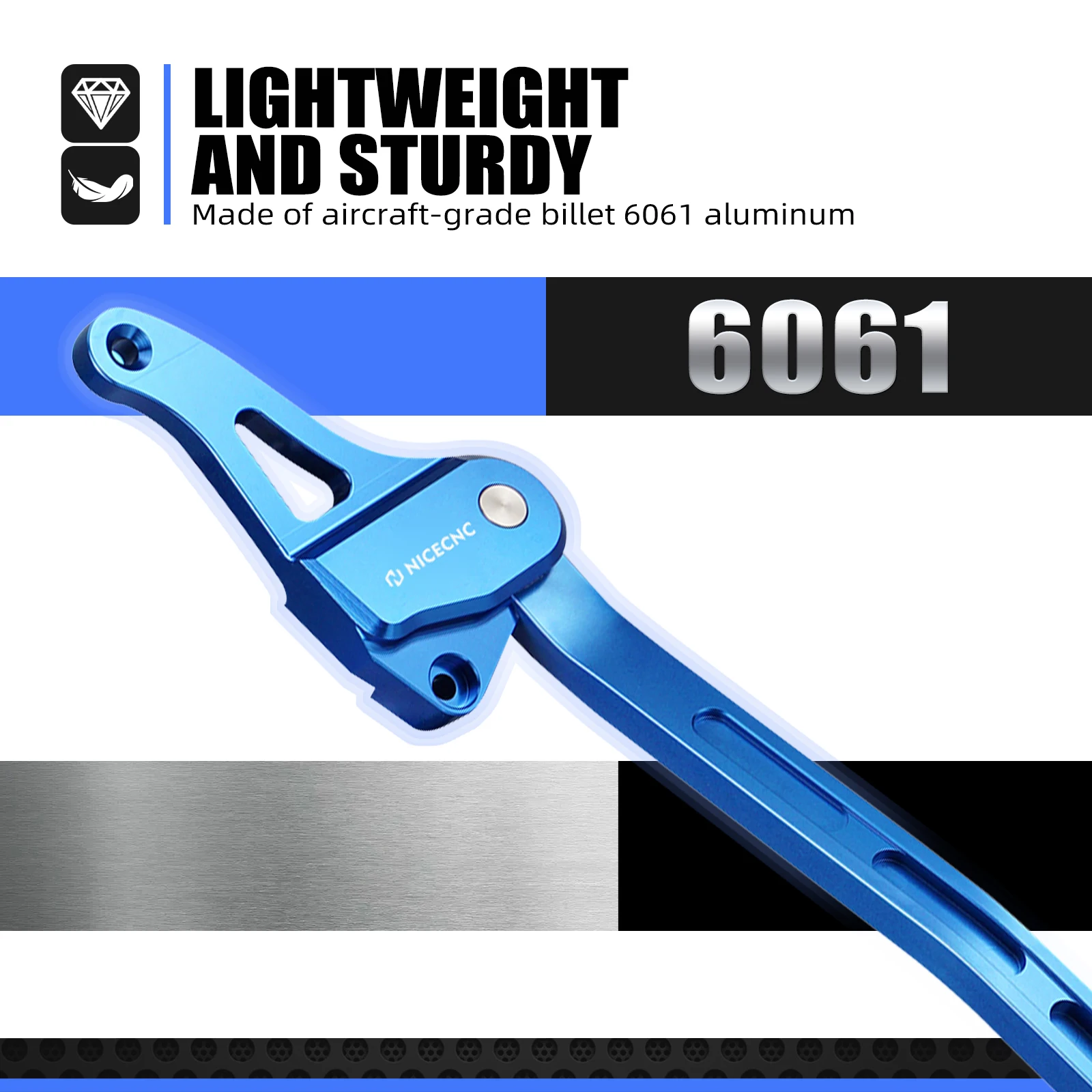 NICECNC For YAMAHA YZ250 2005-2025 YZ125 2005-2022 2021 2020 2019 2018 2017 Side Stand Kickstand Aluminum Motorcycle Accessories