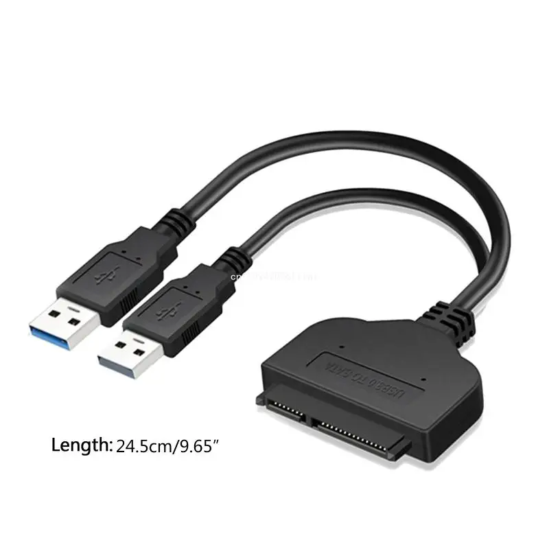 كابل محول 3 إلى USB3.0 نقل عالي السرعة بسرعة 6 جيجابت في الثانية مع منفذ طاقة USB 2.0 لمقبس Windows7/8/10/XP/2003 وللشحن #6