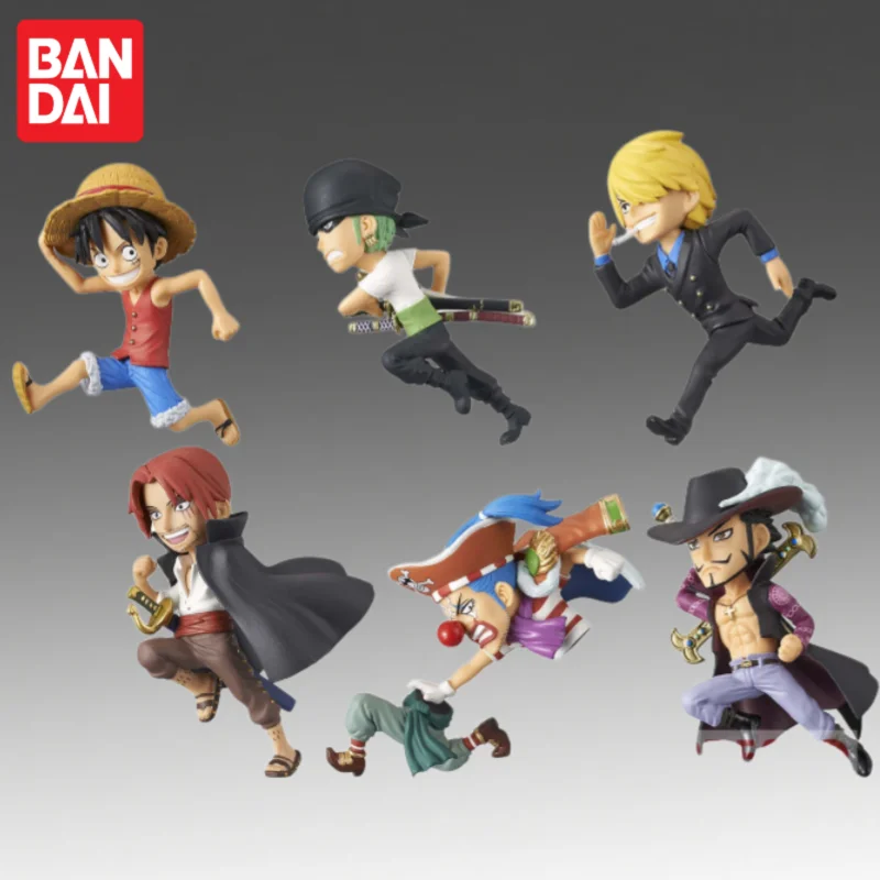 

В наличии: Оригинальная фигурка Bandai Banpresto WCF One Piece (Луффи, Зоро), новая, в коробке, модель персонажей аниме, игрушка.