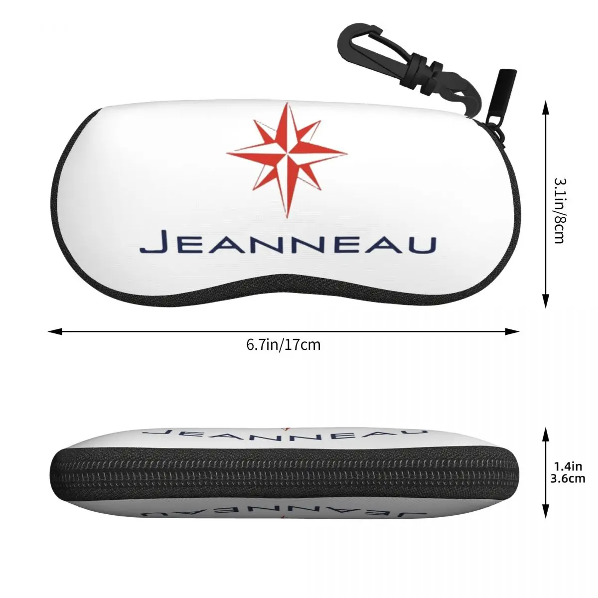 Jeanneau Yachts شل نظارات حافظة نظارات شمسية واقية صندوق النساء الرجال النظارات الناعمة حقيبة الحقيبة