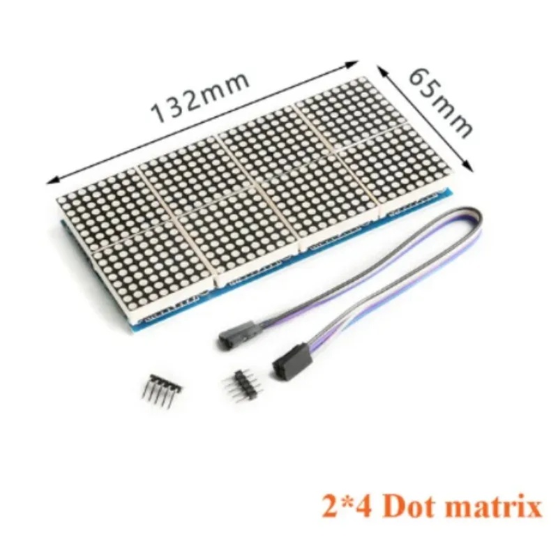 MAX7219 8*8 Dot Matrix LED Display Module 8/4/2 in one Digital Tube Microcontroller Control Board For Arduino DIY KIT