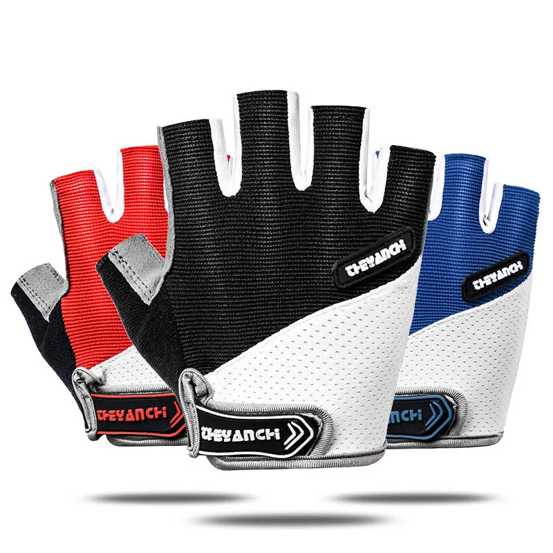 2020 Summer Half-finger Cycling Gloves Men\'s Motorcycle Glove Women\'s Static Bike Goods Gym Fitness Sports Bicycle Accessories