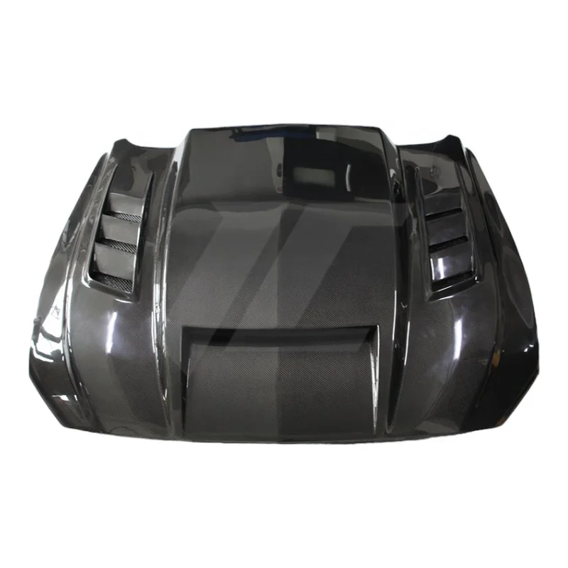 

003 Style Carbon Fiber Fibre Front Bonnet Engine Hood For Ford Mustang 2018-2023
