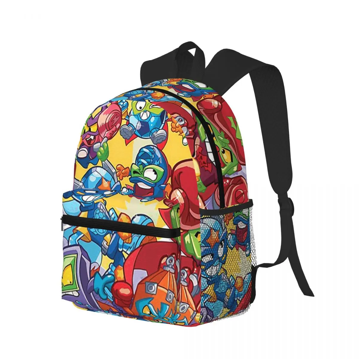 

Superthings Cartoon Student Backpack School Bag Hiking Travel Daypack for Boys Girls Bookbag Shoulder Bags