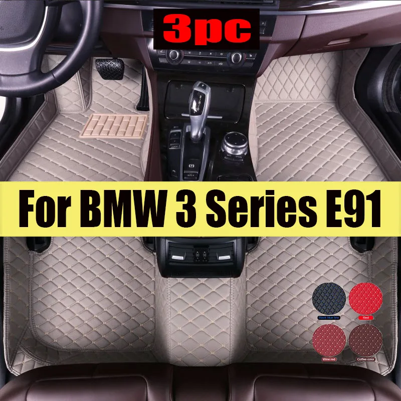 

For BMW 3 Series E91 Touring Wagon Estate 2005~2011 5 Seats Car Floor Mats Waterproof Pad Tapetes Para Automovil Car trunk mat