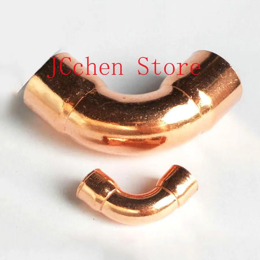 25mm Inner Dia Copper 90 Elbow Long Radius Scoket Weld  End Feed  Coupler Plumbing Fitting Water Gas Oil