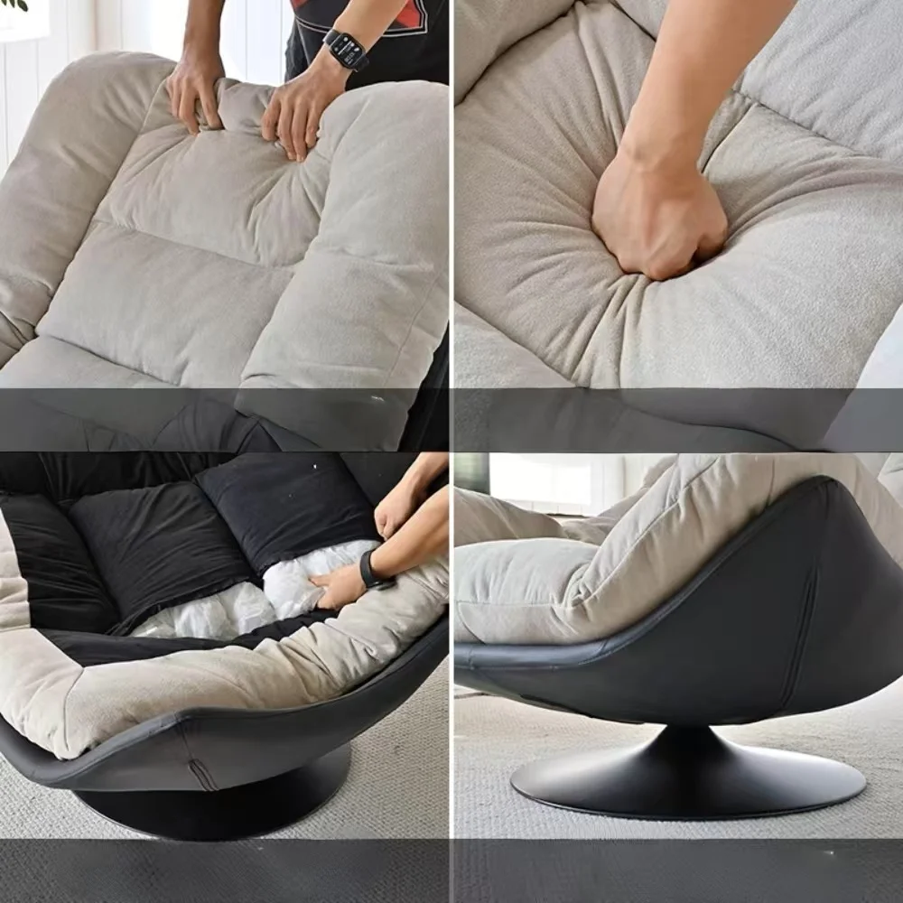 Modern Minimalist Fabric Armchair