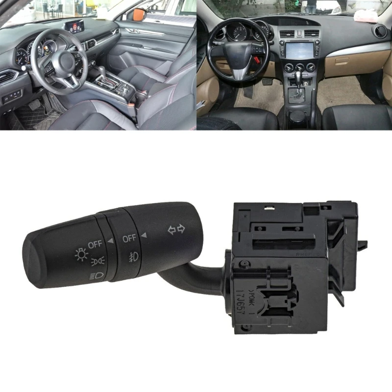 Compatible for CX5 KS0366122 KS03-66-122 Car Headlight Turn Fog Light Windshield Wiper Control Accessories