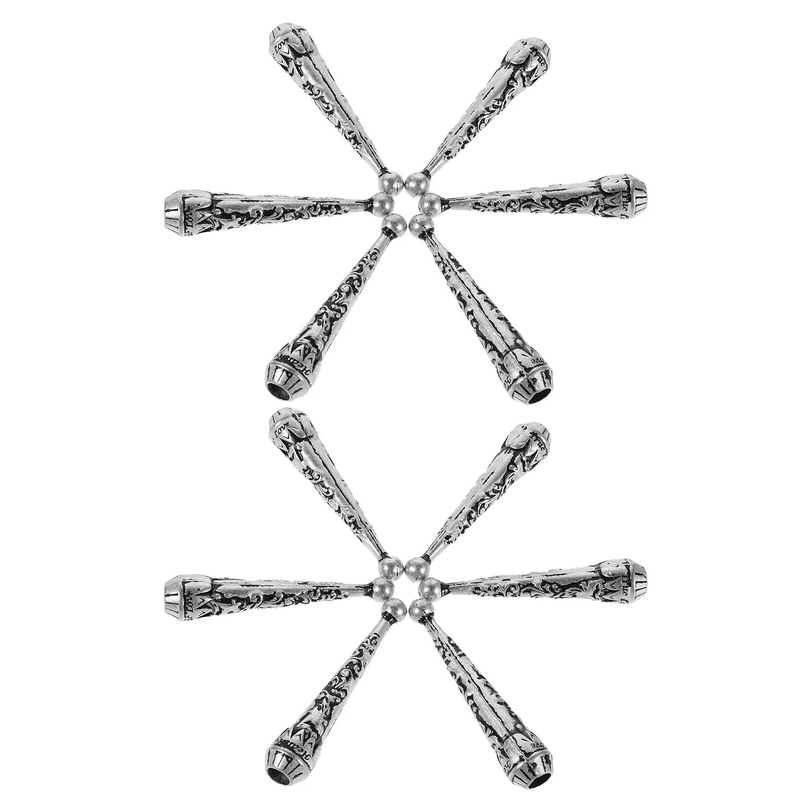 

12 шт., наконечники для шнура-боло, декоративные металлические сменные насадки для галстука «сделай сам», аксессуары, ожерелье, принадлежности для рукоделия