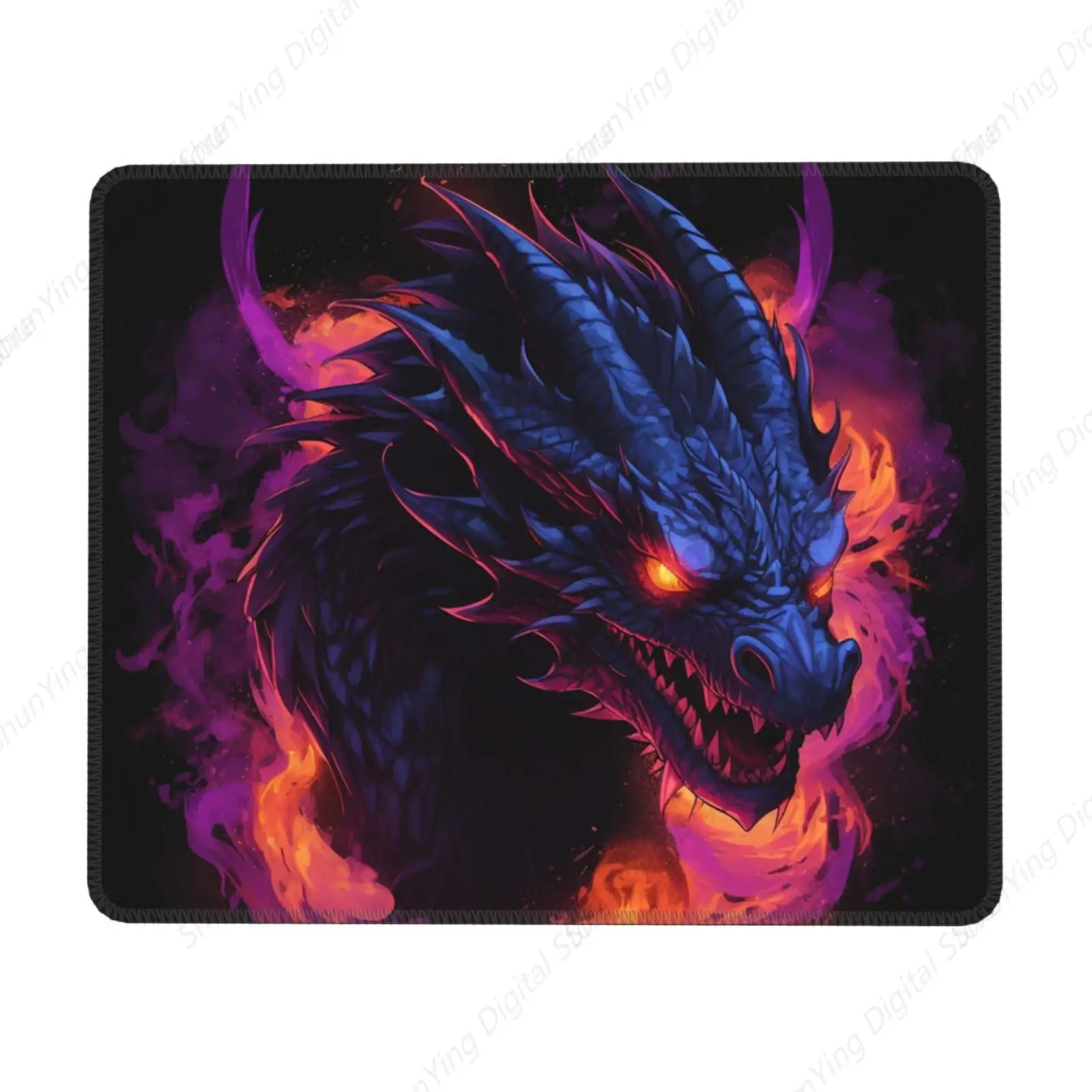 

Dragon Art Mouse Pad Non Slip Rubber Gaming Mouse Pad Suitable For Office Mouse Pads On Men's And Women's Laptops 18*22cm