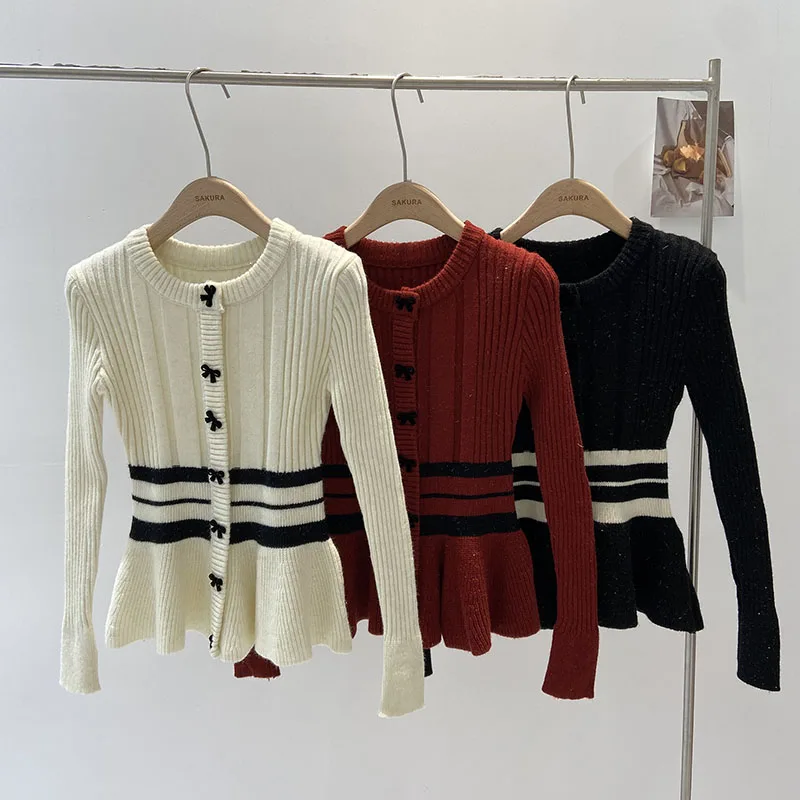 

High Quality Women Winter New Sweet Cute Knitted Thin Sweater
