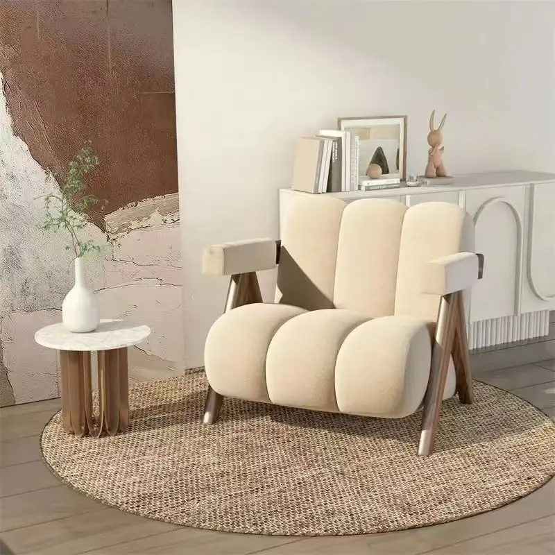 Comfortable Stylish Single Sofa Chair for Lazy Days Modern Designer Chair for Your Living Room and Balcony Lounge Chair