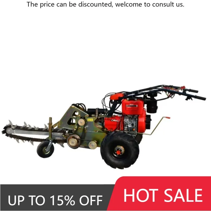 

15HP Farm Machine Trencher Chain Trencher Hand Held Trenching Machine Price