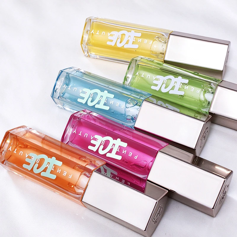 Fenty Beauty Latest Style Mirror Glass Fruit Water Light Lipstick Long Lasting Moisturizing Lip Care Soft Smooth Daily Cosmetics