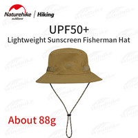 Naturehike Fisherman Cap Sun Protection Ultralight UPF50+ Unisex Style Camping Breathable Bucket Hat Portable Fishing Hiking Out