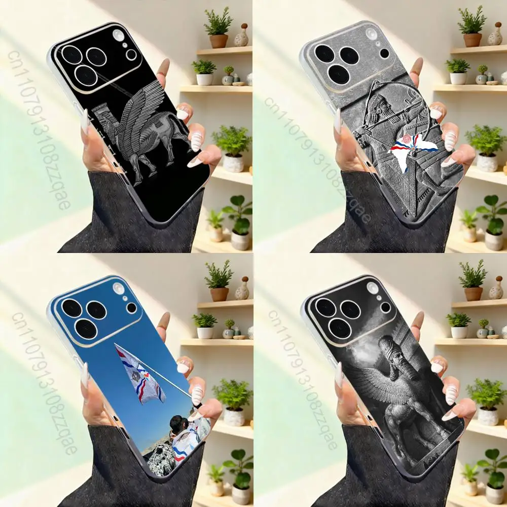 

Assyria Flag A-Assyrian For iPhone 11,12,13,14,15,16,17,Pro,Max,Plus,Mini,SE4,E Phone Case Magnetic For Magsafe Wireless