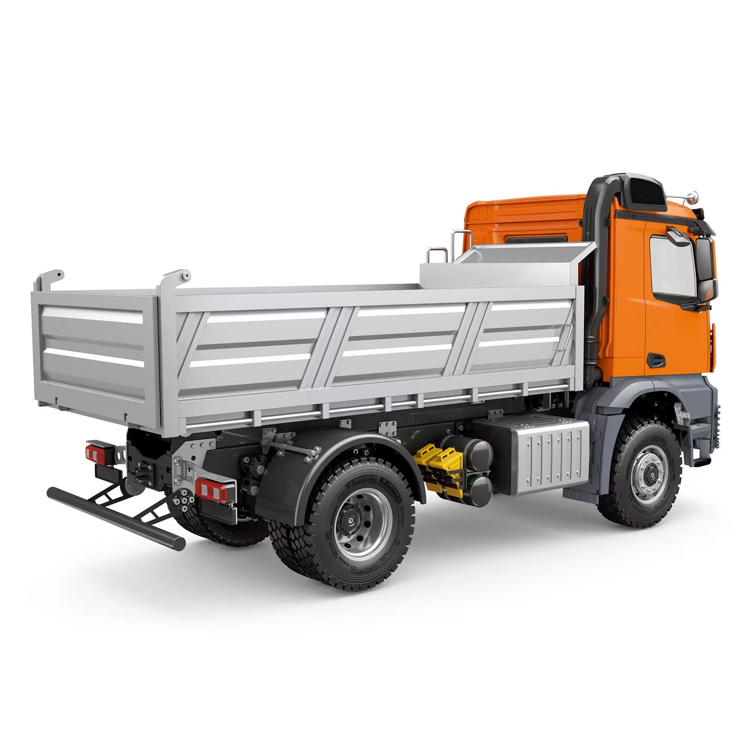 미국산 카볼라이트 5701 RC 덤프트럭 1:14 4x4 무선 조종 팁퍼카 2단 변속 RTR 덤프카 (소리, 조명 포함) 어린이용