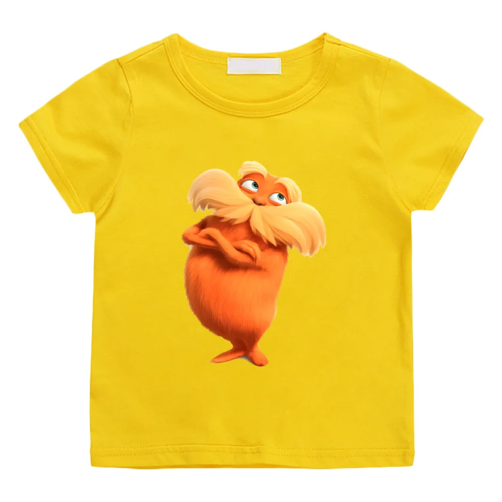 

The Lorax Kids T-Shirt Summer Children's T-shirt Cute Cartoon Boy Girl Tops Fashion Casual Baby Toddler Anime Short Sleeve Tops