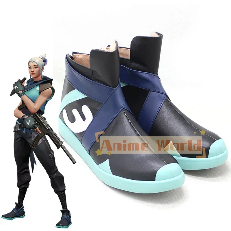 Jett Scarpe Cosplay Nere Carnevale di Halloween Natale