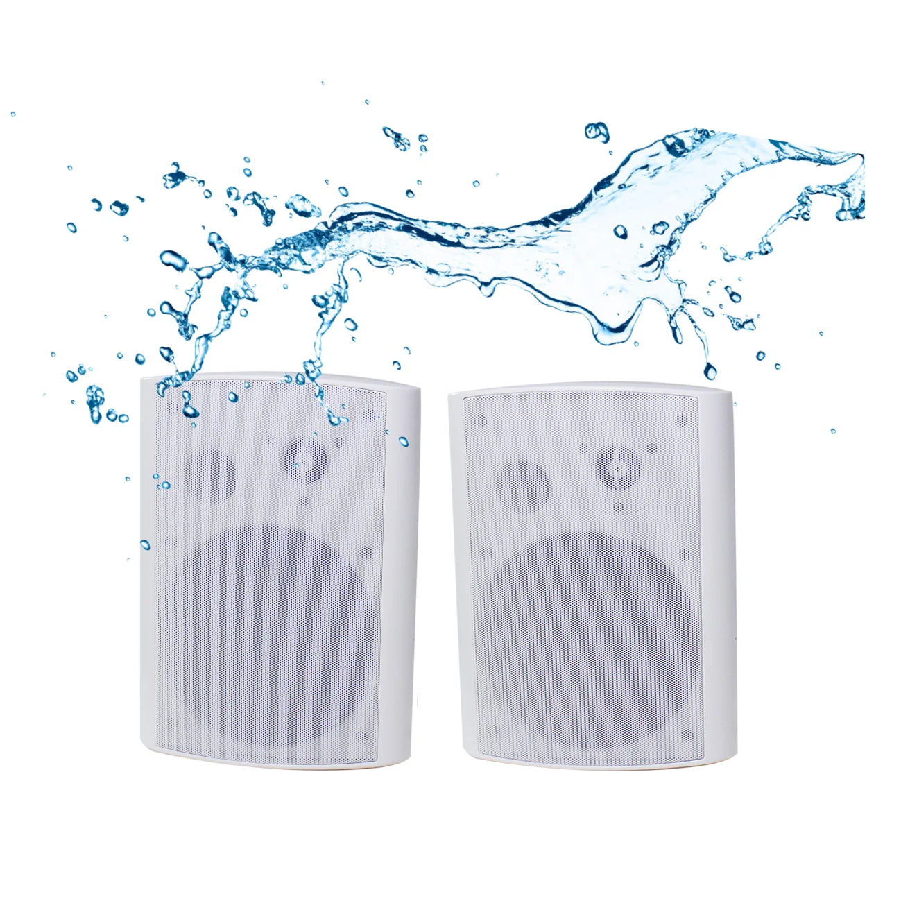 Plastic 6 Inch Blue tooth 30W 8 Ohm Two Way Wall Mount Speaker for Background Music