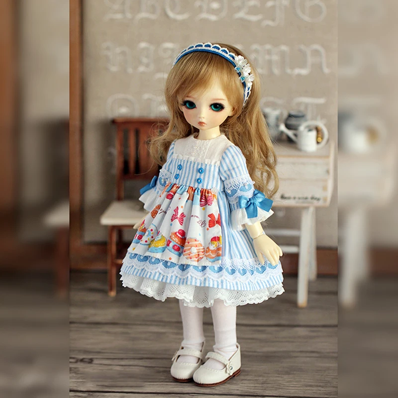 YESTARY 1/6 BJD Doll Clothing Doll Accessories Clothes DIY Women'S Dress Skirt Cute Summer Donuts For Girls Gifts Free Shipping