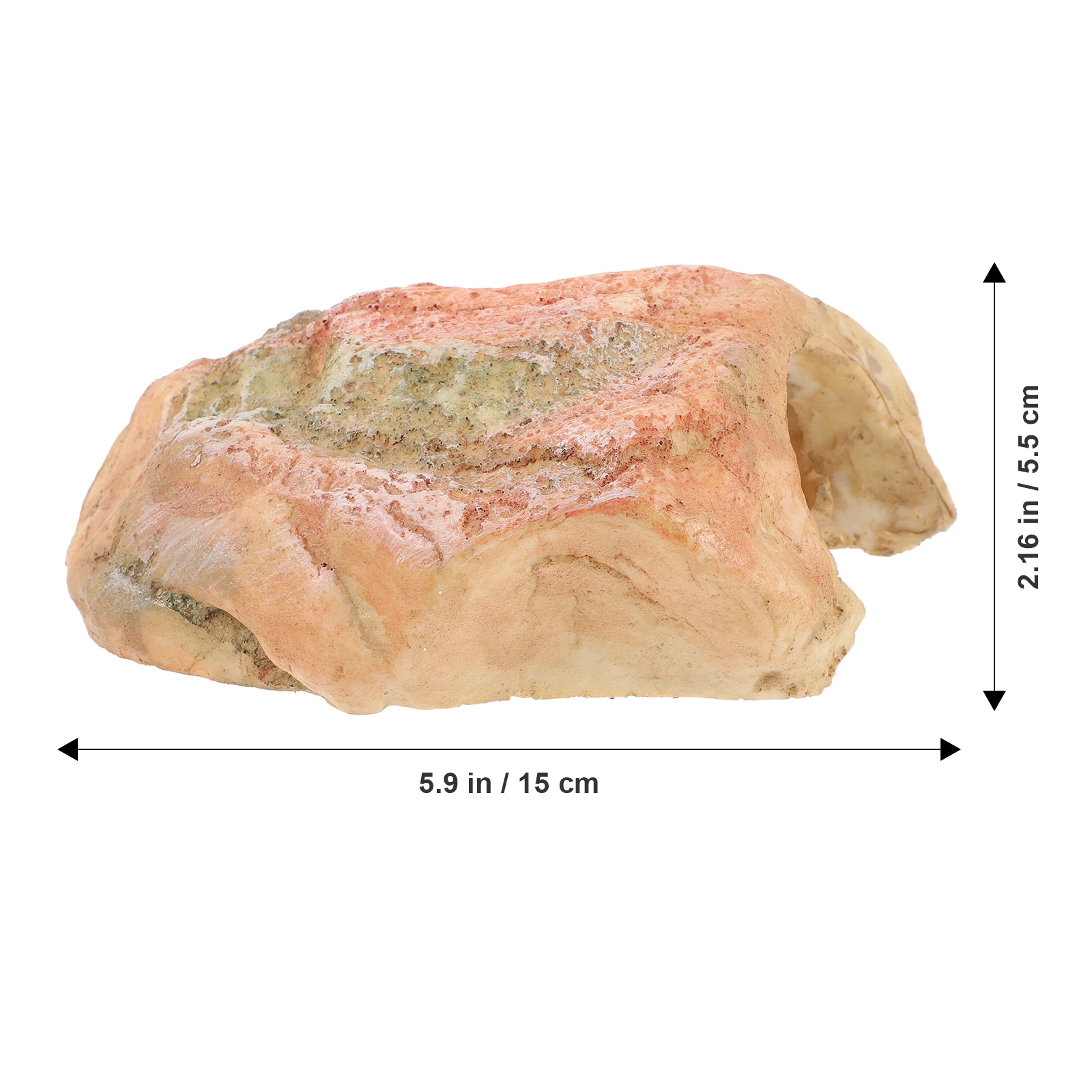 Reptile Cave Resin Hideout Turtle Basking Platform Creative Ramp Tank Decoration Accessories Reptile Cave Reptiles Tank Hide