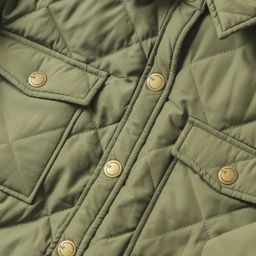 Men Vintage M65 Liner Jacket Winter spring New Khaki Thick Multi-pocket Tooling Padded Long Sleeve Cardigan Hunting Coat