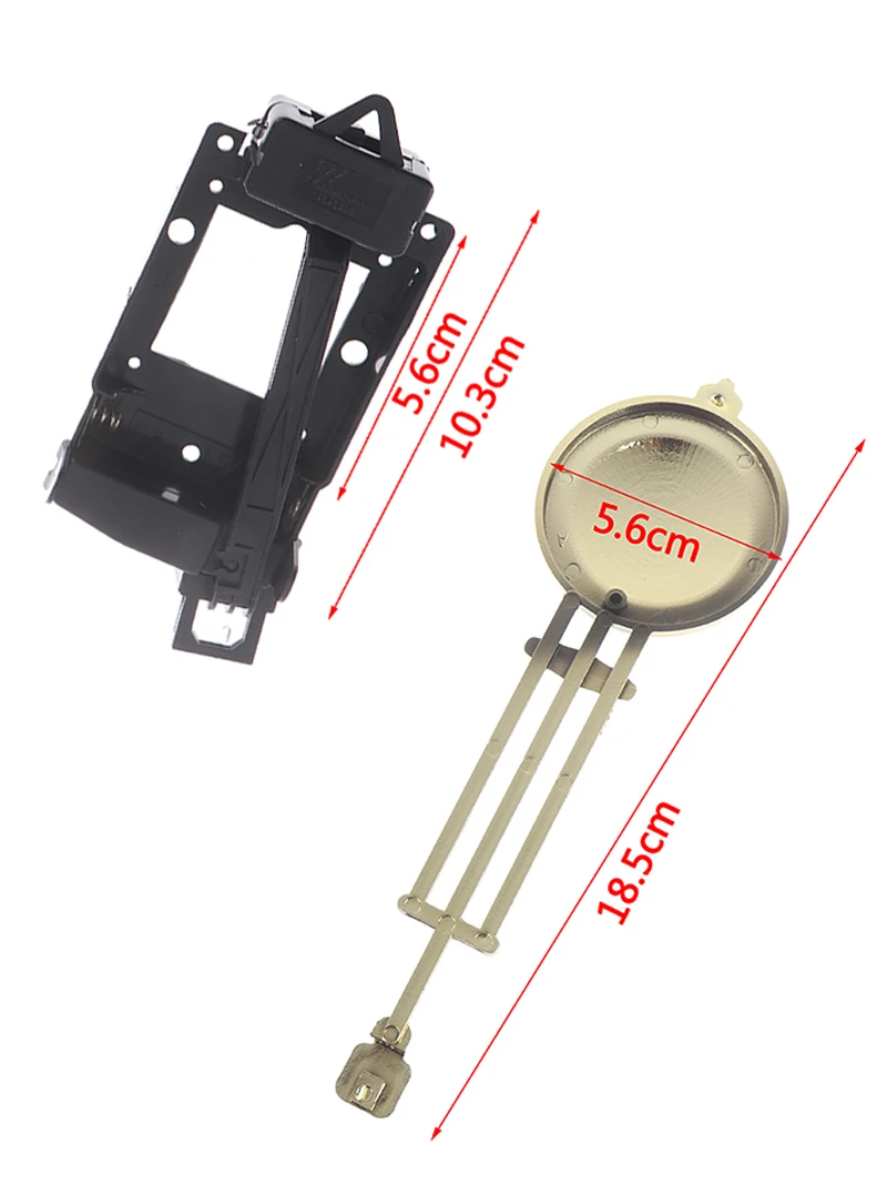 Pendulum Clock Drive Unit Module With Gold Pendulum General Quartz Clock Movement Repair Part Replacement For DIY Making Clock