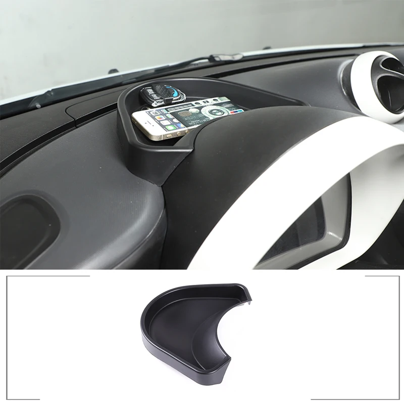 

Для Mercedes-Benz smart W453 2016-2021 ящик для хранения приборной панели автомобиля ящик для хранения приборной панели автомобиля аксессуары для организации автомобиля ABS