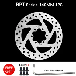 Disk fren rotoru 140mm 160mm 180mm 203mm Centerline NUTT e-bike için 6 Bolt Disk dağ bisikleti yol bisikletler Scooter