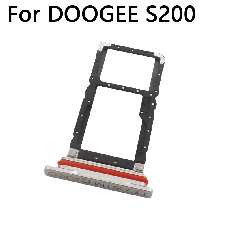 New Original DOOGEE S200 SIM Card Tray SIM TF Card Tray Holder Slot Adapter Accessories For DOOGEE S200 Smart Phone