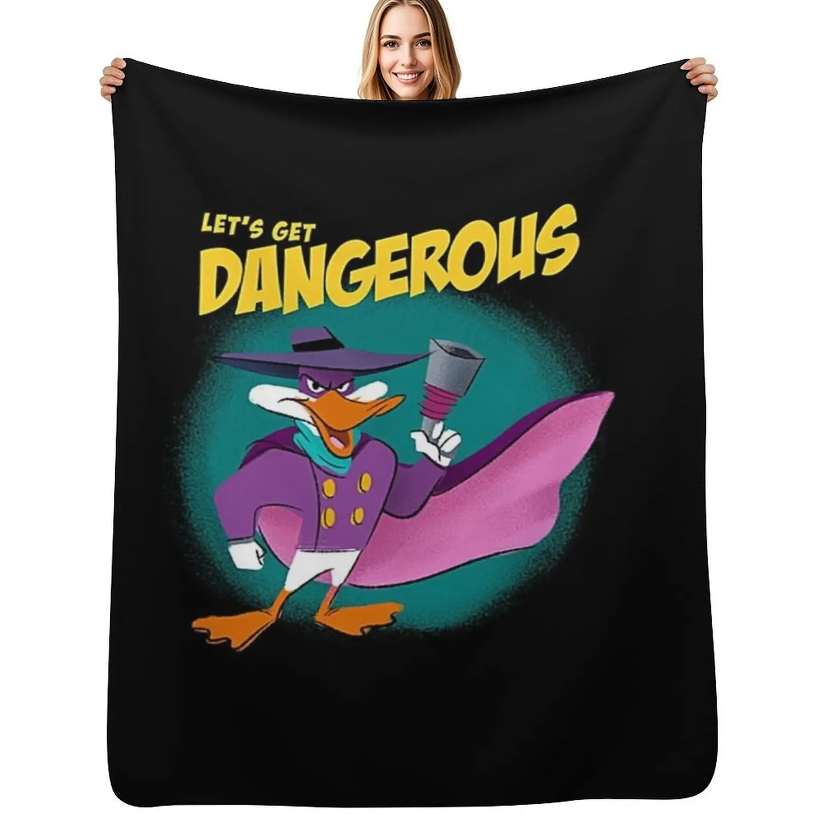 

Lets get dangerous Throw Blanket Single Flannels Bed Fashionable Soft Big Blankets