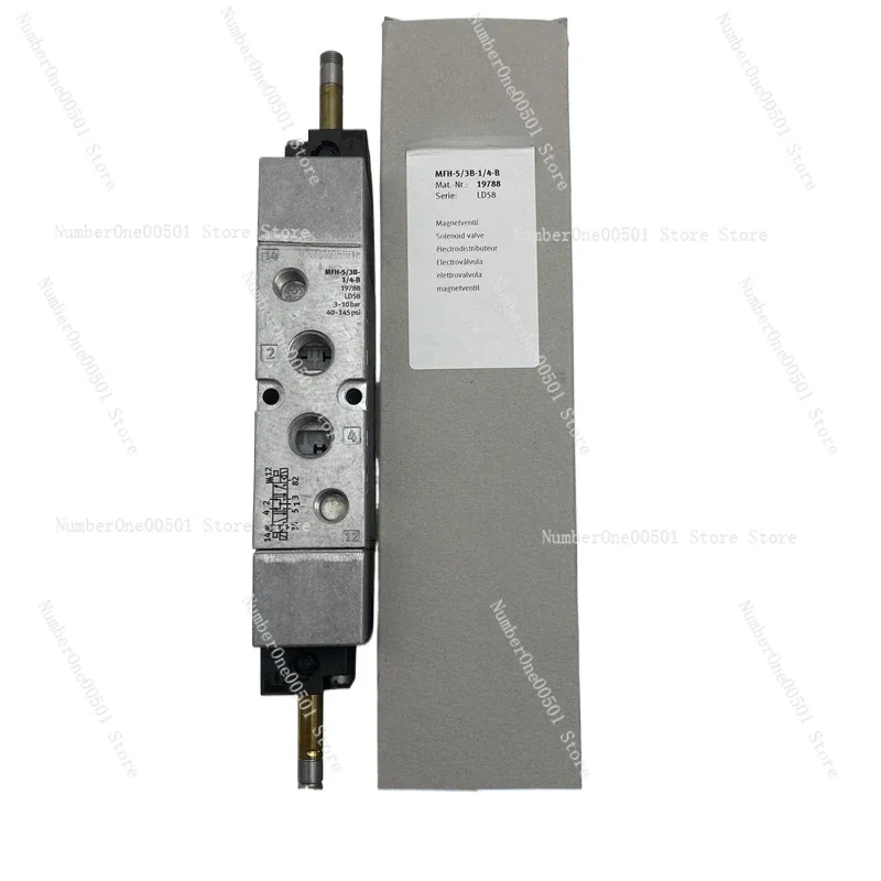 Three-position five-way medium pressure solenoid valve tiger valve MFH-5/3B-1/4-B 19788