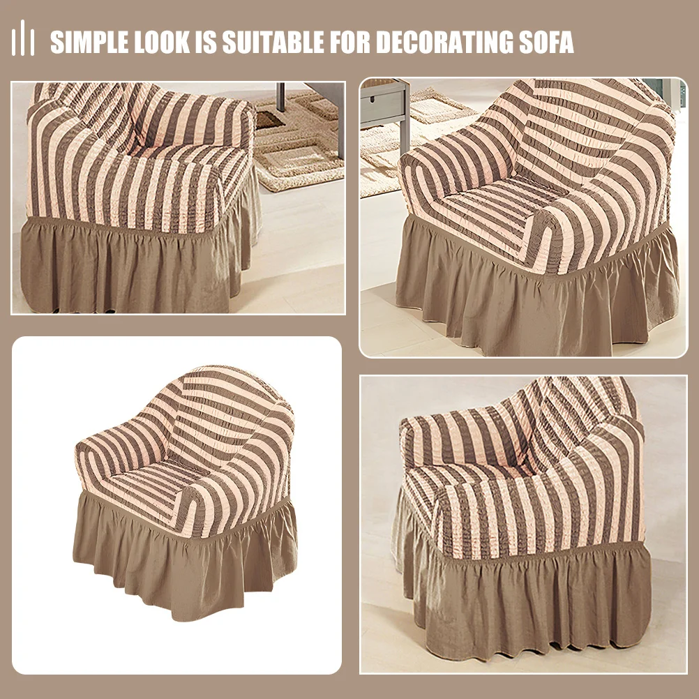 

Recliner Sofa Cover Stretch Polyester Polyurethane Washable Reusable Modern Design for Home Office Hotel Decorative Protection