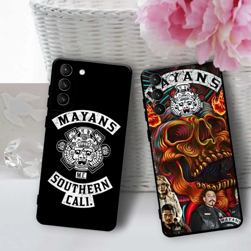 TV Series Mayans M.C Phone Case For Samsung Galaxy S22 23 21 S20 FE Ultra S10 S9 S8 Plus S10e Note 20Ultra 10Plus Cover