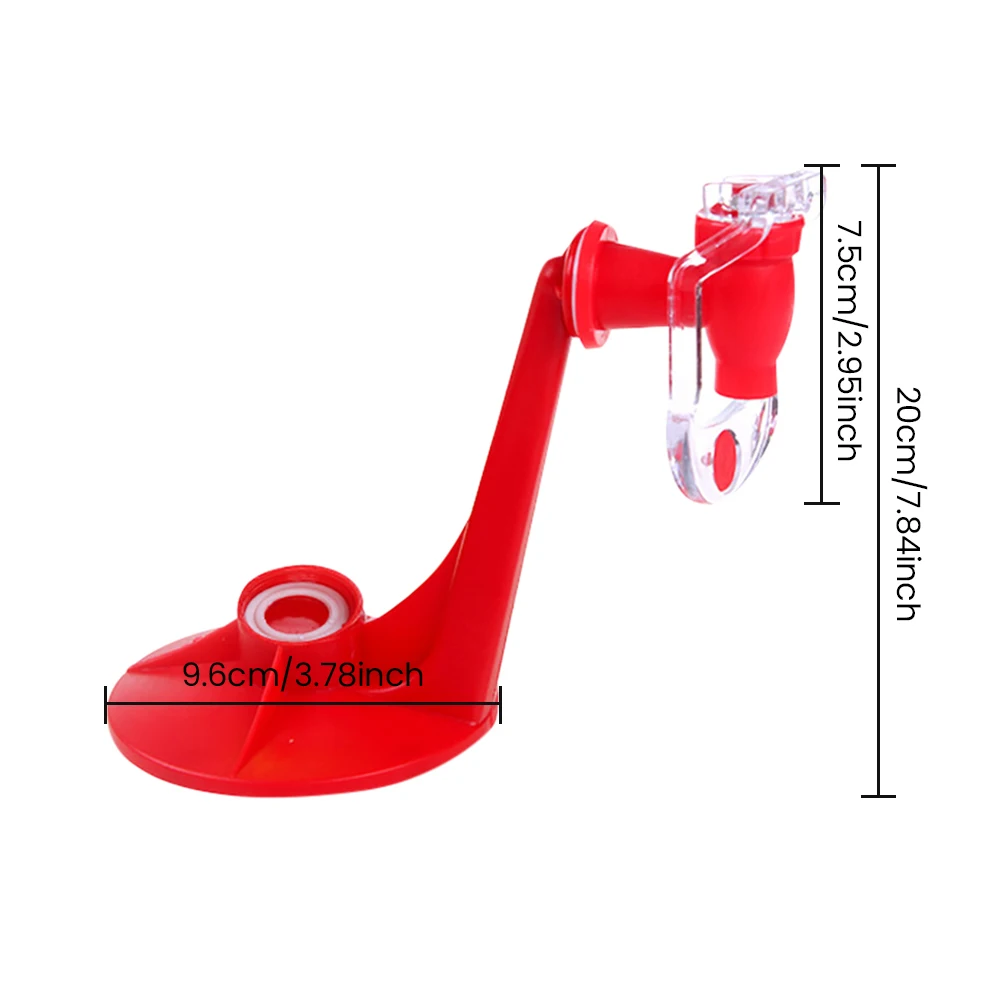 آلة المشروبات الغازية المضغوطة اليدوية الإبداعية لشرب كولا المحمولة رأسًا على عقب لشرب مياه الصودا