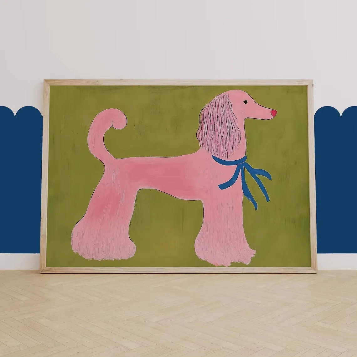 quebra-cabecas-de-500-1000-1200-2000-pecas-familia-de-poodles-cor-de-rosa-–-jogos-de-atividade-para-sala-de-jogos-quarto-decoracao-de-casa-presente-sem-moldura