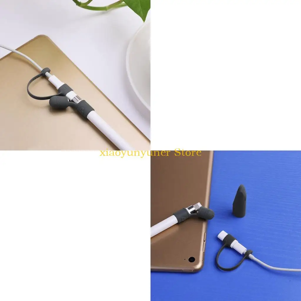 

P9JB 3 шт., силиконовая защита для iPencil, в комплект входит держатель для колпачка карандаша, чехол для наконечника, ремень