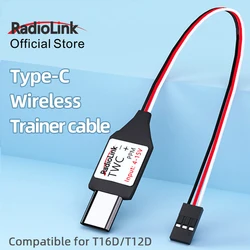 Radiolink RC TWC Transmitter Wireless Training Cable Type-C for T12D T16D RC Controller Fly Teaching Trainer Student Operation