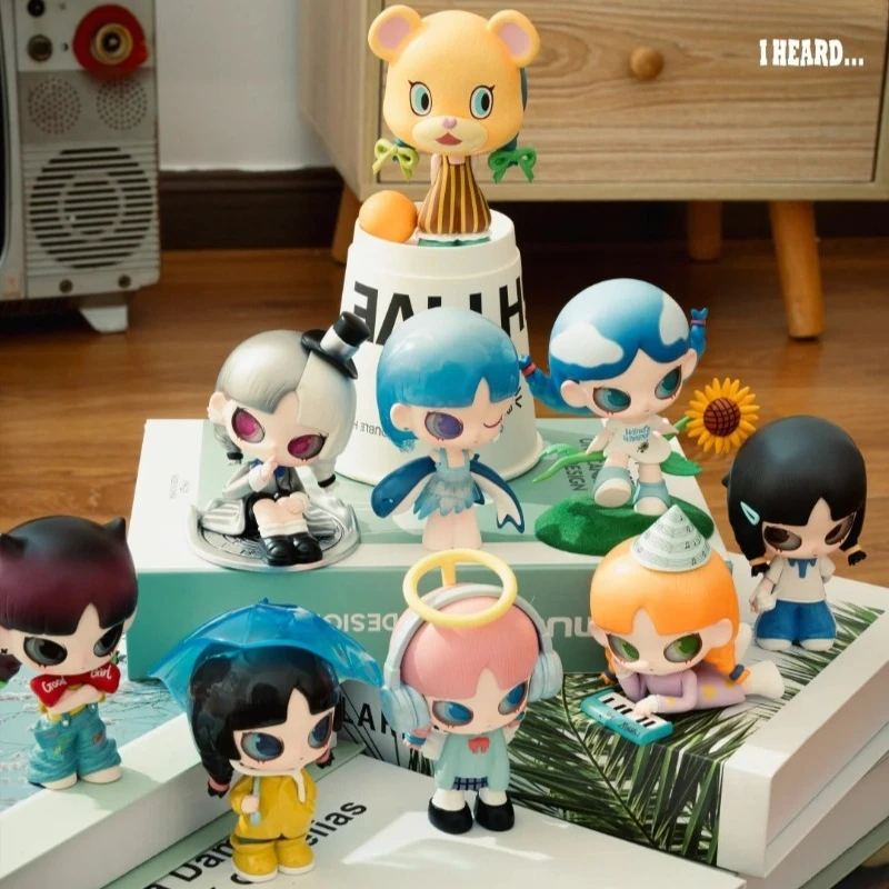 INN'S I Heard سلسلة صندوق أعمى اللعب Kawaii أنيمي سر الشكل دمية مفاجأة صندوق سطح المكتب الديكور نموذج فتاة هدية الكريسماس #1