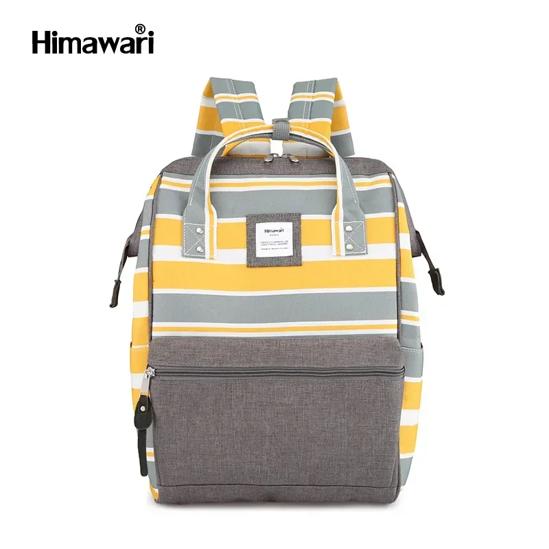 Fashion Anti-theft Travel Backpack Striped Mutil Color Female Backpack Waterproof Schoolbag Casual Shoulder Bag Bolsas Femenina