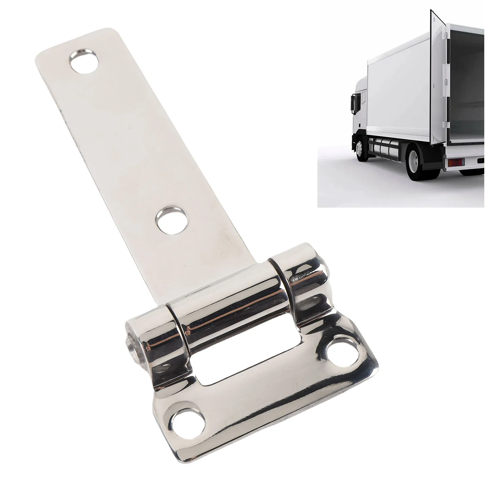 T Shape Door Hinge 304 Stainless Steel Smoother Operating High Load Capacity Hatch Hinge for RV Van Cabinet Yacht
