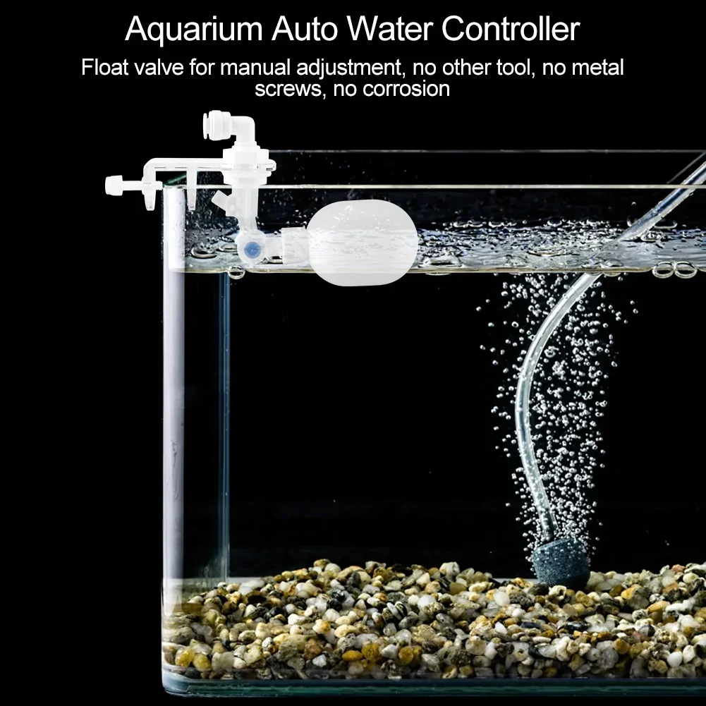 

Aquarium Automatic Water Controller Automatic Stop System Adjustable Float Valve Installation Fish Tank Water Replenish Device