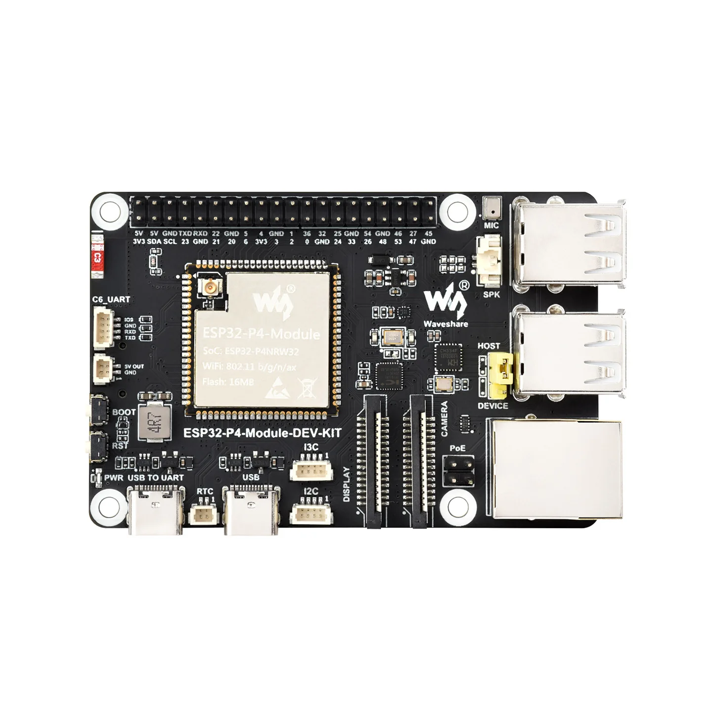 

ESP32-P4-Module Development Board ESP32C6 Core Board Wi-Fi6 Ethernet, Bluetooth 5