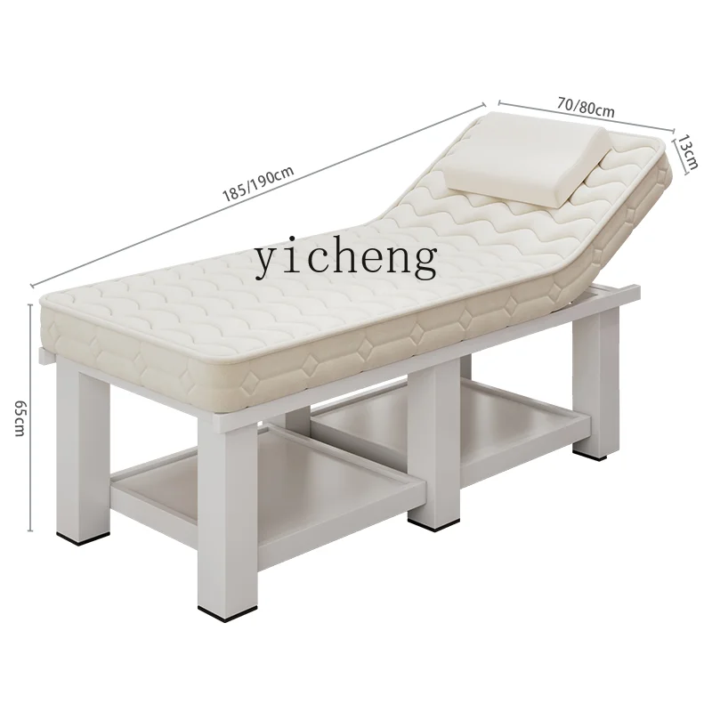 TQH solid wood latex beauty bed beauty salon special massage moxibustion  eyelash bed embroidery bed