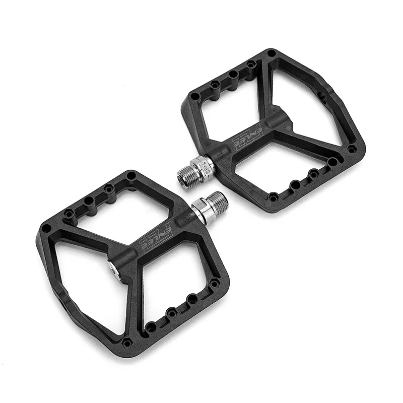 China Supplier ENLEE Colorful MTB/Road Flat Bike Pedals Oem Nylon fiber Mountain Bicycle Pedals