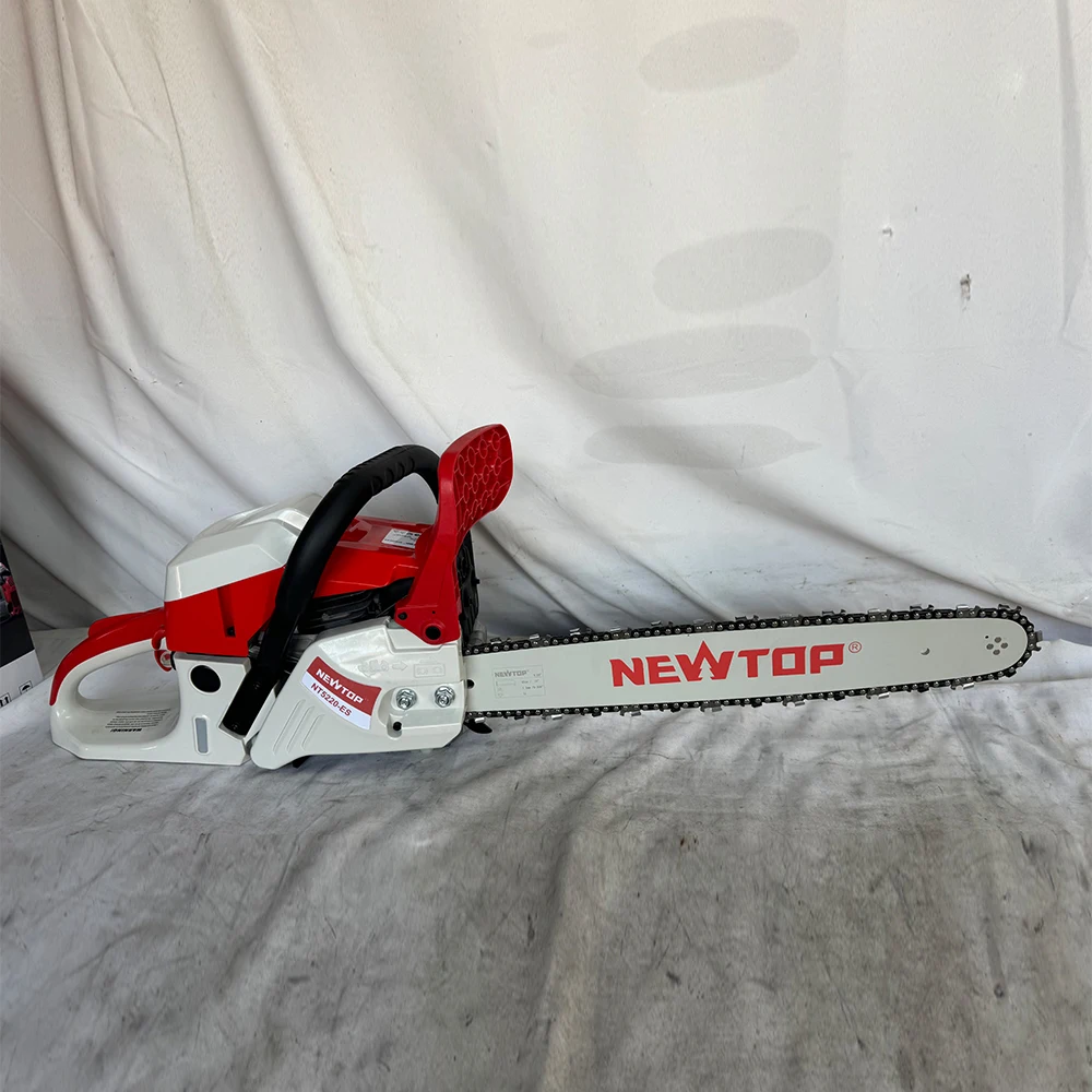 ATV&UTVTop Factory Powerful Good Quality Esay Starter Cutting Wood 52cc 2000W Petrol Chainsaw with 18''20''22''24'' bar for Sale