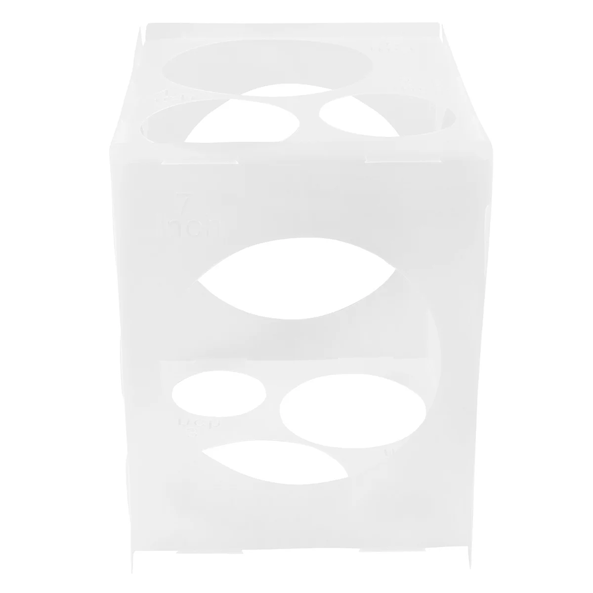 1Pcs 11 Holes Balloon Size Measuring Box Durable Easy to Carry for Shower Parties 11 Holes Measuring Box Party Decoration
