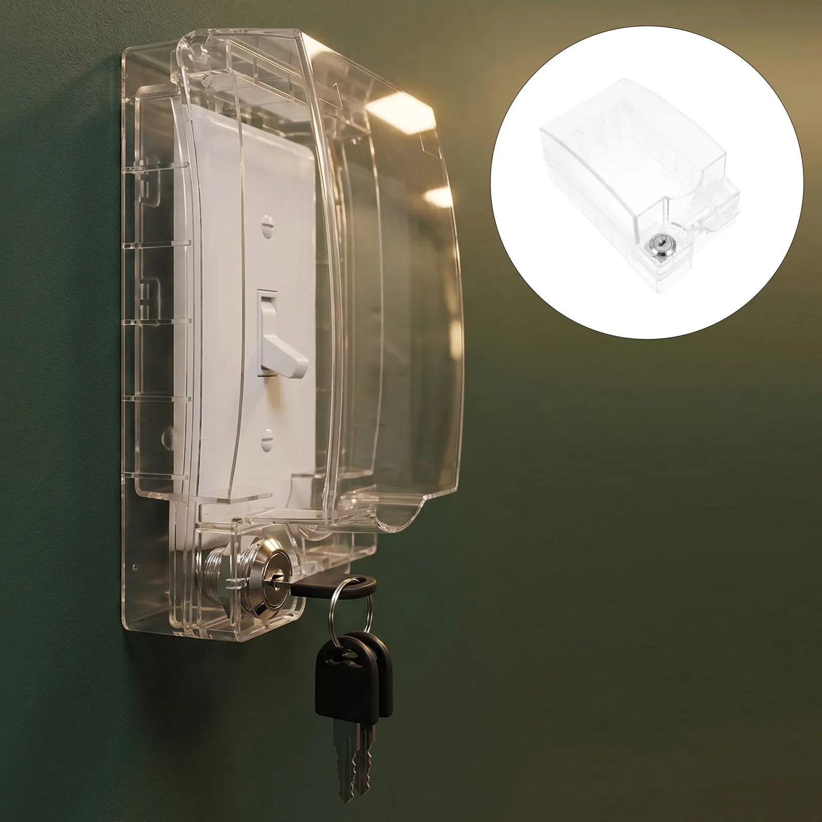 Transparent Waterproof Switch Cover 86 Type Protective Socket Box Bathroom Kitchen Outdoor Splashproof Electrical Outlet